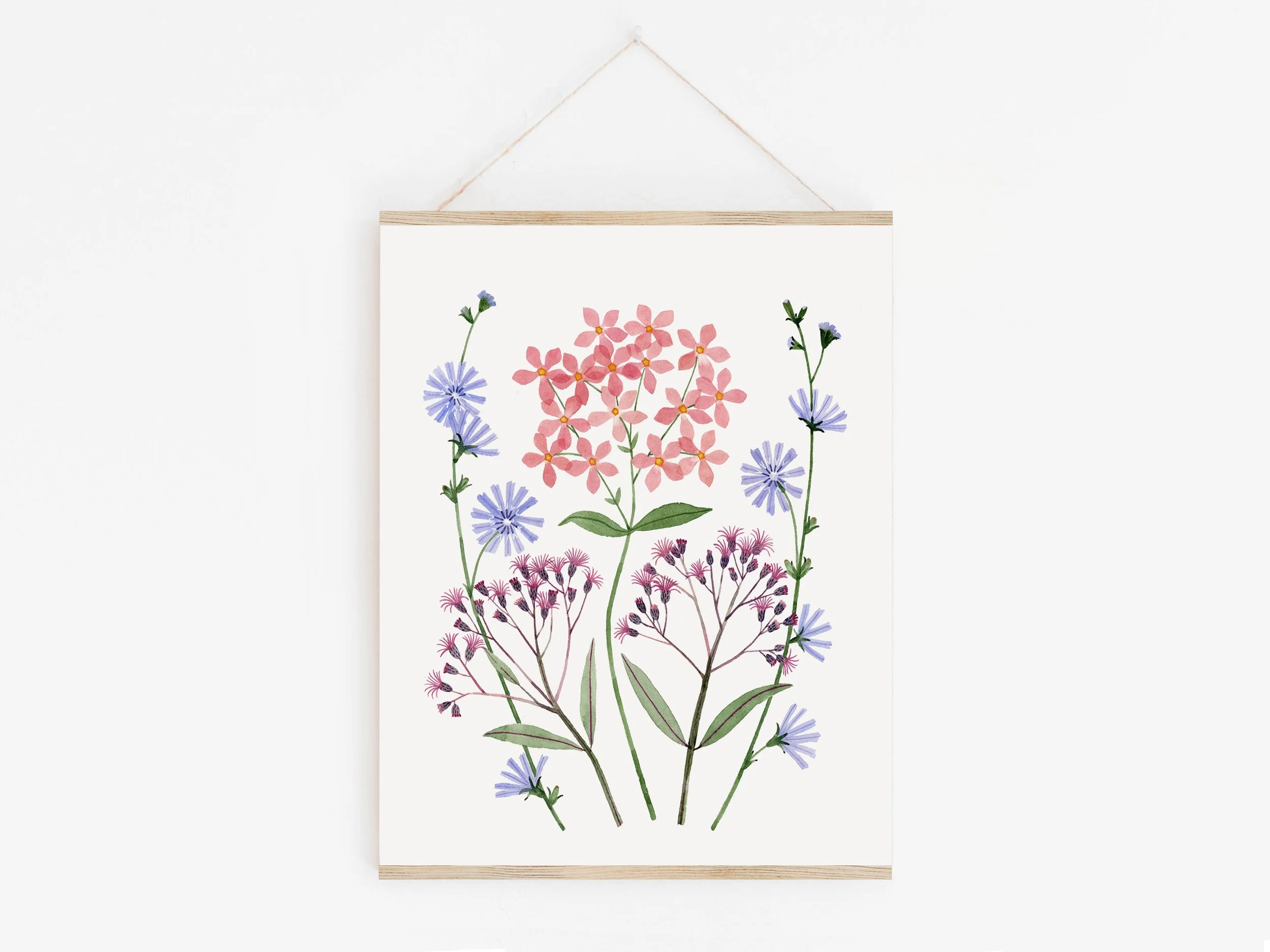 May We Fly — Watercolor Wildflowers Art Print